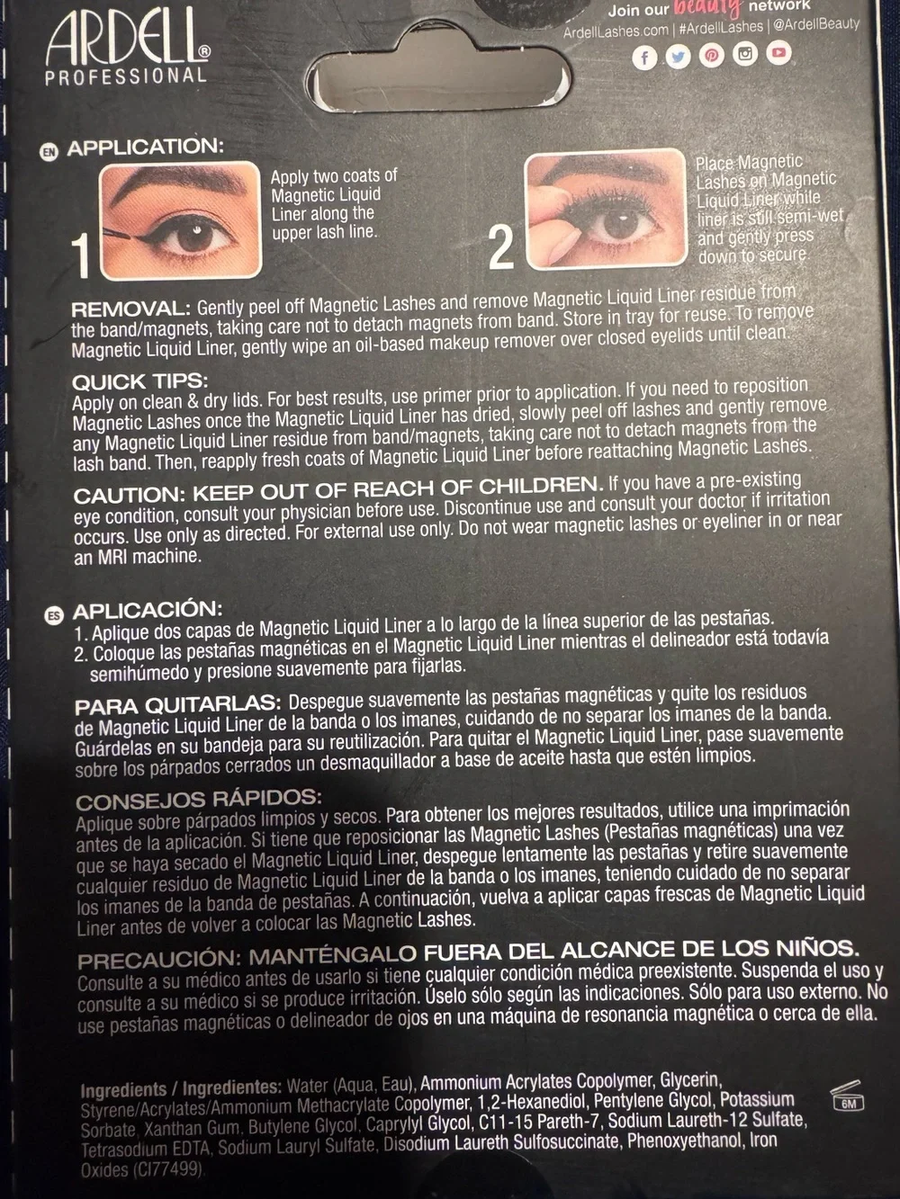 Ardell Magnetic Liner & Lash Set - Black